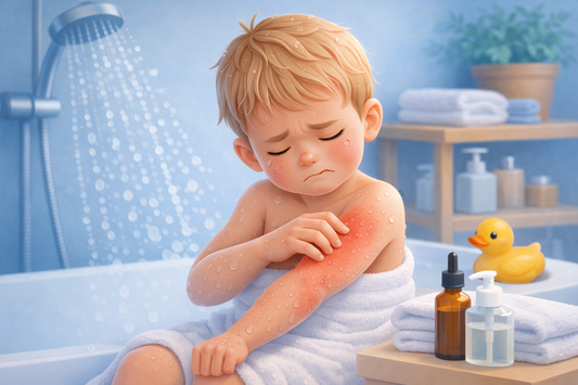 Miért irritálódhat a gyermek bőre fürdés után?