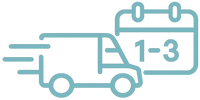 1–3 munkanapos szállítás