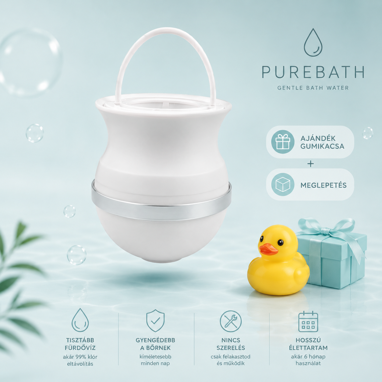 PureBath™ - Fürdőszűrő